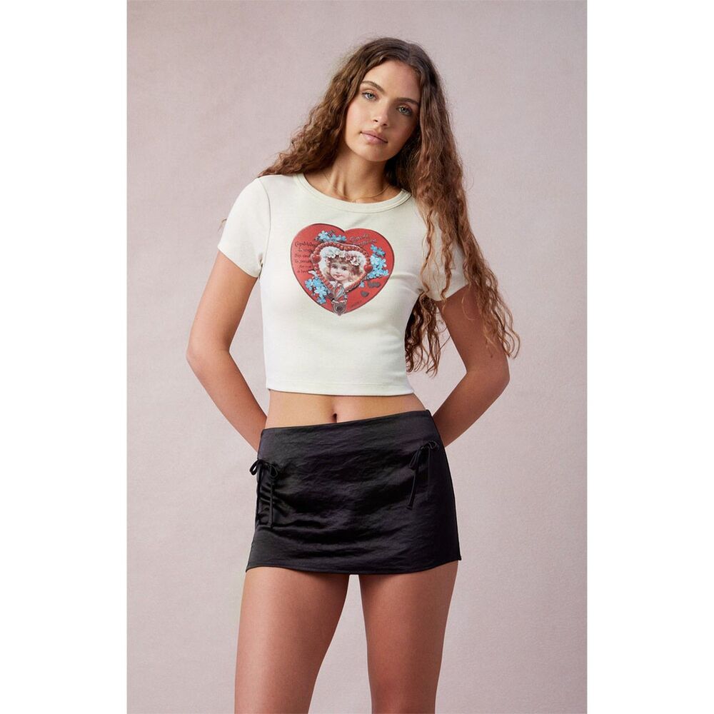 PacSun The Met Collab Cupid Baby Tee - Size Small